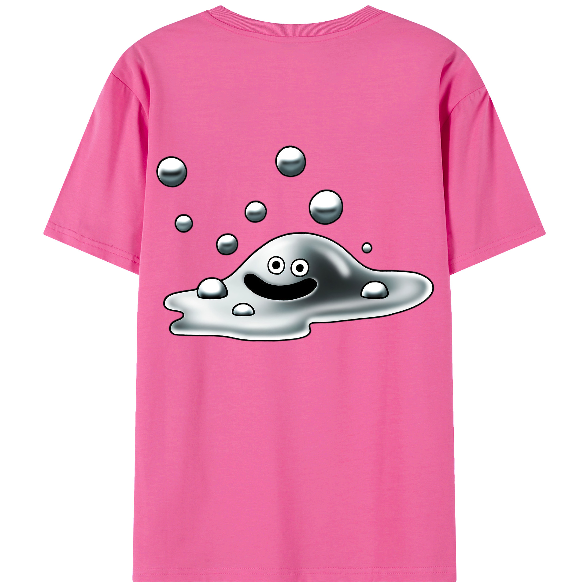 （画像用） ドラゴンクエスト Doragon Kuesuto Dragon Quest レディース半袖Tシャツ(バックプリント)